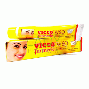 Аюрведический крем с куркумой Викко / WSO Turmeric Skin Cream Vicco 30 гр