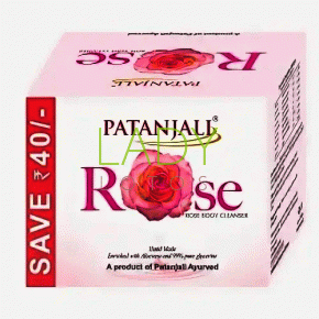 Мыло Роза Патанджали / Rose Soap Patanjali 125 гр