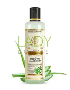 Кондиционер для волос Зеленый Чай и Алоэ Вера Кхади / Herbal Conditioner Green Tea Aloe Vera SLS Paraben Free Khadi 210 мл