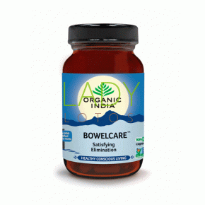 Боуэлкер Органик Индия - от запора и синдрома раздраженного кишечника / Bowelcare Organic India 60 кап