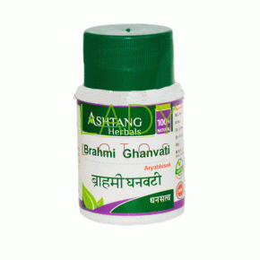 Брахми Гханвати - для мозга и памяти / Brahmi Ghanvati Ashtang Herbals 60 табл