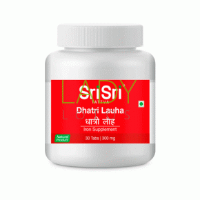 Дхатри Лауха Шри Шри - от анемии / Dhatri Lauh 300 мг Sri Sri 30 табл