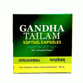 Гандха Tайлам Коттаккал - для лечения трещин и переломов костей / Gandha Tailam Softgel Kottakkal 100 кап