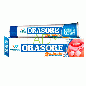 Орасор - гель от язв и стоматита / Orasore Gel 12 гр