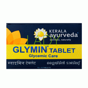 Глимин Керала - для лечения диабета / Glymin Kerala Ayurveda 100 табл