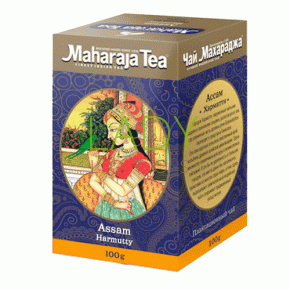 Чай чёрный байховый Махараджа Ассам Хармати / Assam Harmutty Maharaja Tea 100 гр