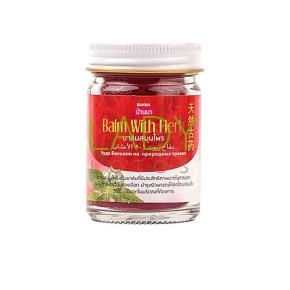Тайский бальзам на травах Красный / Thai Balm With Herb Banna 50 гр