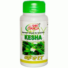Кеша Шри Ганга - капсулы против выпадения волос / Kesha Shri Ganga 60 кап
