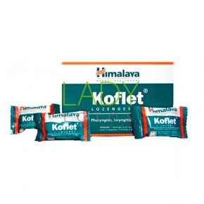 Кофлет - леденцы от кашля и боли в горле / Koflet Himalaya Herbals 10 шт