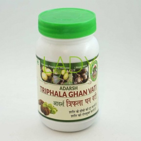 Трифала Гхан Вати Адарш / Triphala Ghan Vati Adarsh таблетки 120 таб