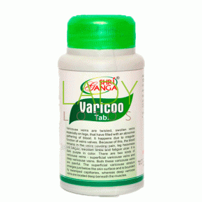 Варико Шри Ганга - от геморроя и варикоза / Varicoo Shri Ganga 120 табл