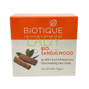 Солнцезащитный крем Сандал 50 SPF Биотик / Bio Sandalwood 50 SPF Biotique 50 гр