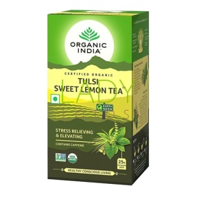 Чай Тулси Лимон Органик Индия / Tea Tulsi Sweet Lemon Organic India 25 пак
