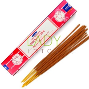 Ароматические палочки Наг Чампа и Роза Индий Комбо Сатья /  Incense sticks Nag Champa Indian Rose Комбо Satya 16 гр