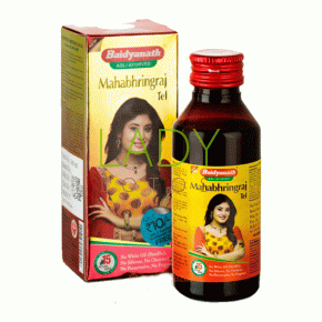 Махабрингарадж - масло для волос / Mahabhringraj Tel Baidyanath 200 мл