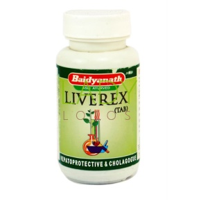 Ливерекс - для защиты печени / Liverex Baidyanath 100 табл