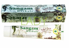 Зубная паста Травяная Сангам Хербалс / Toothpaste Total Care Sangam Herbals 100 гр