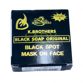 Мыло для лица с экстрактами трав K.Brothers Black Soap Original 50 гр