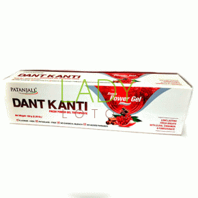 Зубная паста Фреш Актив Гель Патанджали / Dant Kanti Fresh Active Gel Patanjali 150 гр