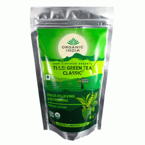 Чай Тулси зеленый классический Органик Индия / Tulsi Green Tea Classic 100 гр