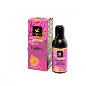 Натуральное травяное массажное масло от растяжек и рубцов на коже, с натуральным витамином Е. Veda Vedica 100 мл.