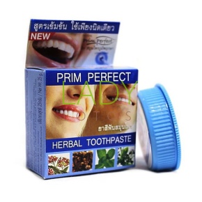 Тайская зубная паста отбеливающая / Prim Perfect Herbal Toothpaste 25 гр