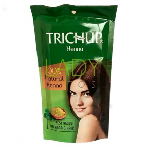 Натуральная Хна для волос и мехенди Henna,Trichup Vasu 100 гр.