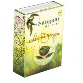 Натуральная Хна для волос Сангам Хербалс (Sangam Herbals) 100 гр.