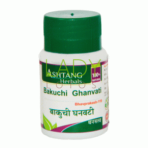 Бакучи Ганвати - для лечения различных заболеваний кожи / Bakuchi Ghanvati Ashtang Herbals 60 табл