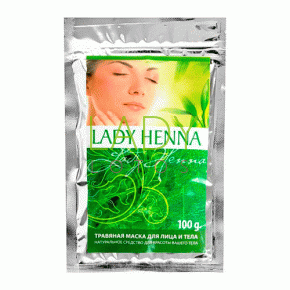 Травяная маска для лица и тела Lady Henna 100 гр