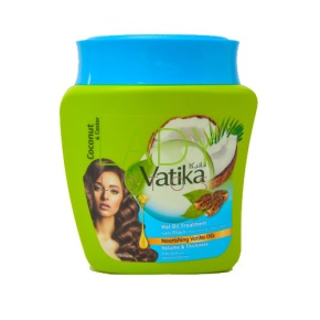 Маска для волос Кокос и Касторовое масло / Coconut Castor Dabur Vatika 500 гр