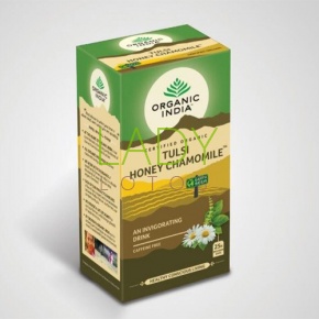 Чай Тулси с мёдом и ромашкой Органик Индия / Tea Tulsi Honey Chamomile Organic India 25 пак