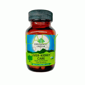 Ливер-Кидни Кер Органик Индия - для здоровья печени и почек / Liver-Kidney Care Organic India 60 кап