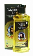Травяное масло Navratna oil для роста волос 200 мл