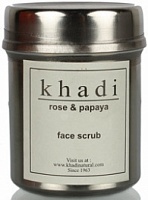 Скраб для лица «Роза и папайя» Кхади (Khadi face scrub «Rose Papaya») 50 гр