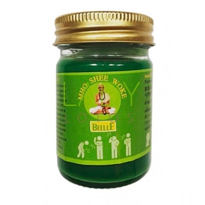 Тайский массажный травяной бальзам Зеленый / Beelle 50 гр
