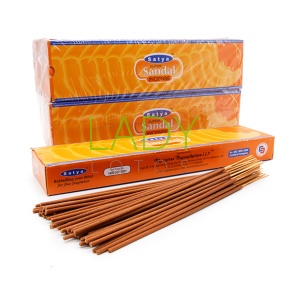 Ароматические палочки Супер Сандал Сатья / Incense Sticks Super Sandal Satya 90 гр
