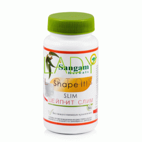 Шейп Ит Слим Сангам Хербалс - для похудения / Shape It Slim Sangam Herbals 60 табл